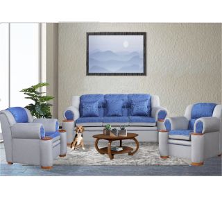 Juego de sala Oporto 3-1-1 Azul