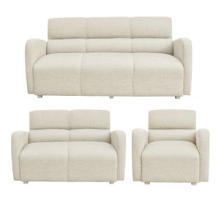 Juego de Sala Hannover 3-2-1 A-Crema