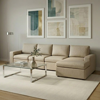 Seccional  Dante Beige  4 piezas