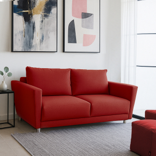 Sofá Cairo 3 cuerpos M-Rojo