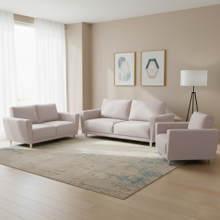 Juego de Sala Cairo 3-2-1 Beige