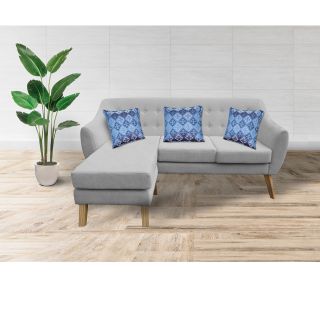 Seccional Sidney Lados Intercambiables Gris