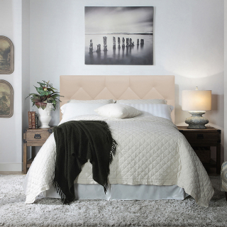 Cabecera Diamond 2plz Beige