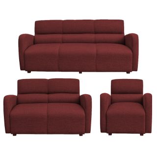 Juego de Sala Hannover 3-2-1 M-Rojo