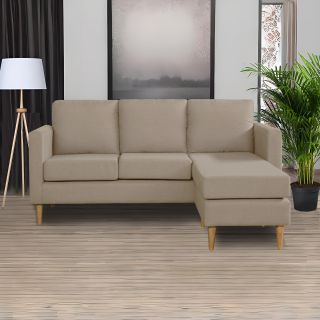 Seccional Tasya Lados Intercambiables M-Beige
