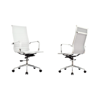 Silla Boss Presidente Blanco - Sisur