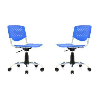 Silla Prisma Giratoria Azul Sisur