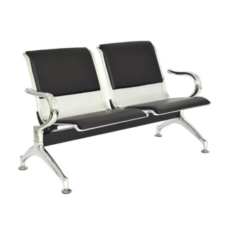 Tandem Aeropuerto 2 Puestos Tapiz Negro - Sisur