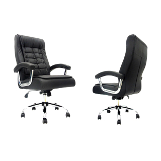 Silla Gerencial Shiny Negro - Sisur