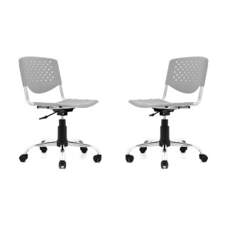 Silla Prisma Giratoria Gris Sisur