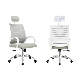 Silla Ejecutiva Escocia Gris Claro Sisur