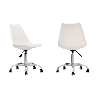 Silla Emma Giratoria Blanco Sisur