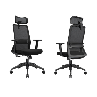 Silla Ergonómica Twist Presidente Negro - Sisur