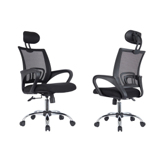 Silla Atlantis Presidente Negro - Sisur