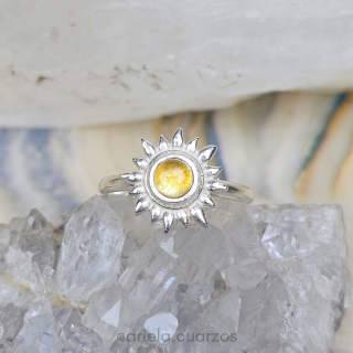 Anillo Sol Citrino
