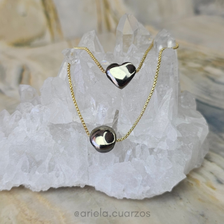 Collar de Pirita Pasante