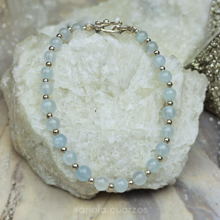 Pulsera Aguamarina