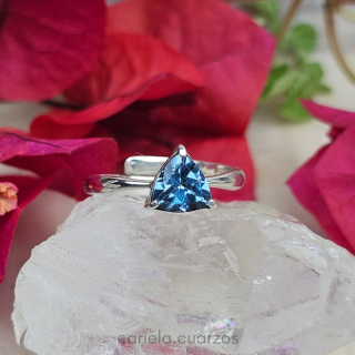 Anillos Topacio London blue