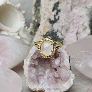 Anillo Fanny Cuarzo Rosa