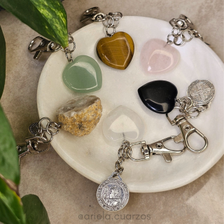 Llaveros de cuarzos