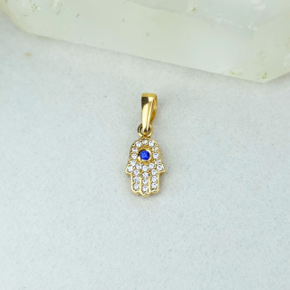 Dije Mano de Fátima Oro