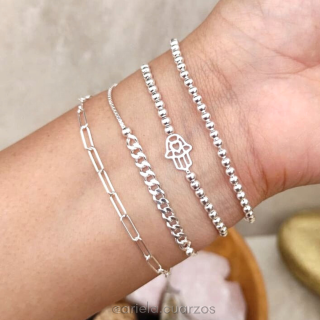 Pulseras de plata