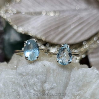 Anillos de Aguamarina