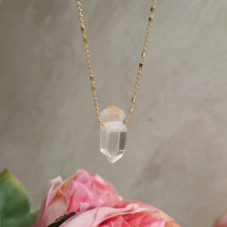 Dije pasante Cuarzo Cristal