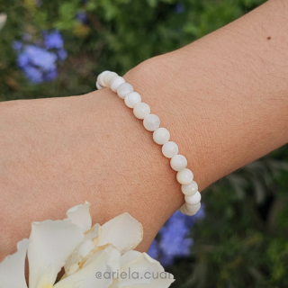 Pulsera elástica de Nácar
