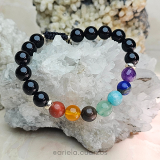 Pulsera 7 chakras Hilo