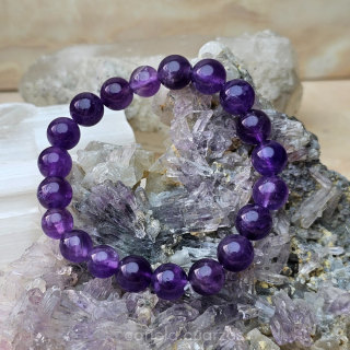 Pulseras elásticas de Amatista