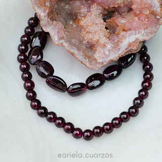 Pulseras elásticas de Granate