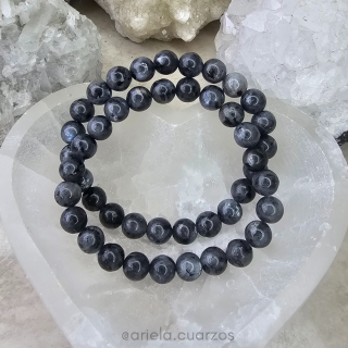 Pulsera elástica de Larvikita