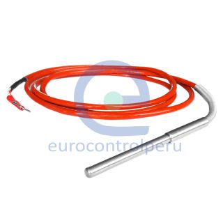 Termocupla Tipo J con cable protegido con espagueti siliconado