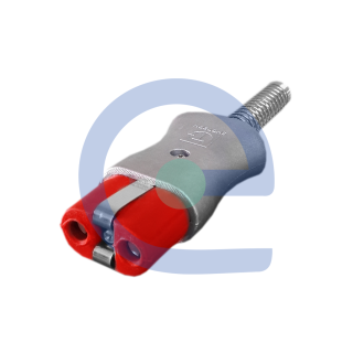 Enchufe Blindado con Silicon Recto