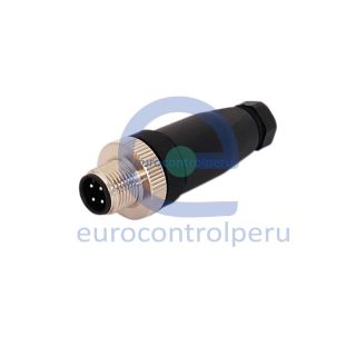 Conector M12 de 4 Pines Macho