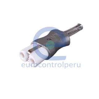 Enchufe Blindado de Ceramica Recto