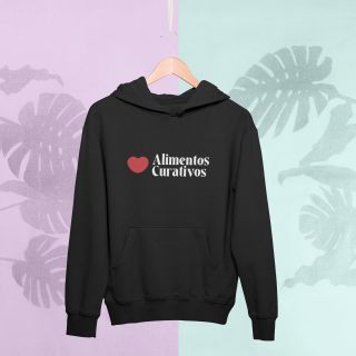 Polera Alimentos Curativos Negra