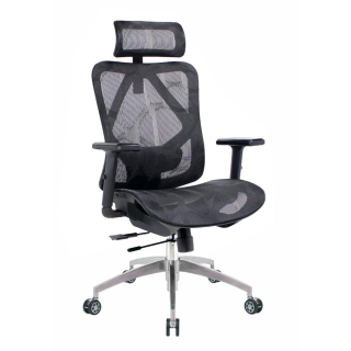 Silla Reclinable Palma Malla Negro Ofideas
