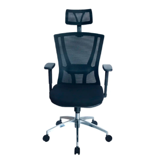 Silla De Oficina Ergonómica Londres Presidente Negro Ofideas