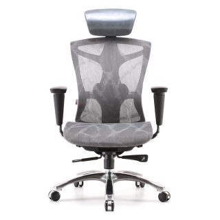 Silla Ergonómica Malmo Premium Gris Ofideas