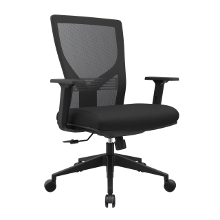 Silla Ergonómica Tom Gerente Nylon Negro Ofideas
