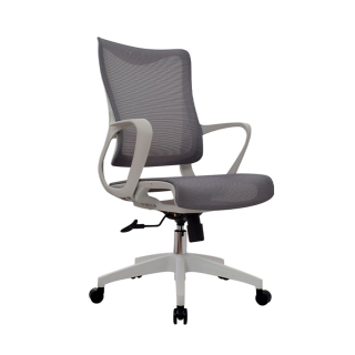 Silla Giratoria Rigs Gerente Malla Gris Ofideas