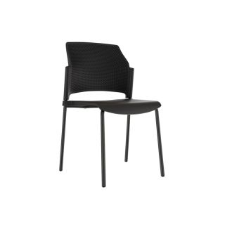 Silla Fija De Espera Zyle Negro Ofideas