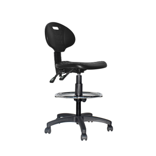 Silla Cajero Twig 2p Ruedas Bn Ac Negro Ofideas