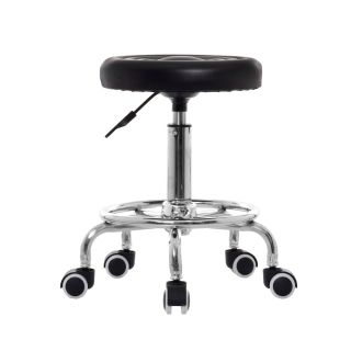 Silla Butaco Work Multifuncional Sin Respaldar Negro Ofideas