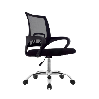 Silla Giratoria Atlantis Xj Negro Ofideas