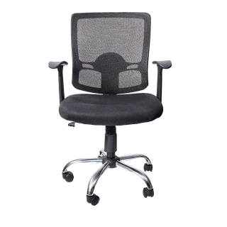 Silla De Oficina Ergonómica Luna Ejecutiva Negro Ofideas