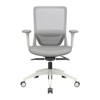 Silla Ergonómica Slider Brazo 4D. Loop Gerencial Nylon Gris Ofideas