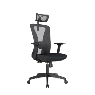 Silla Ergonómica Reclinable Versalles Presidente Nylon Negro Ofideas